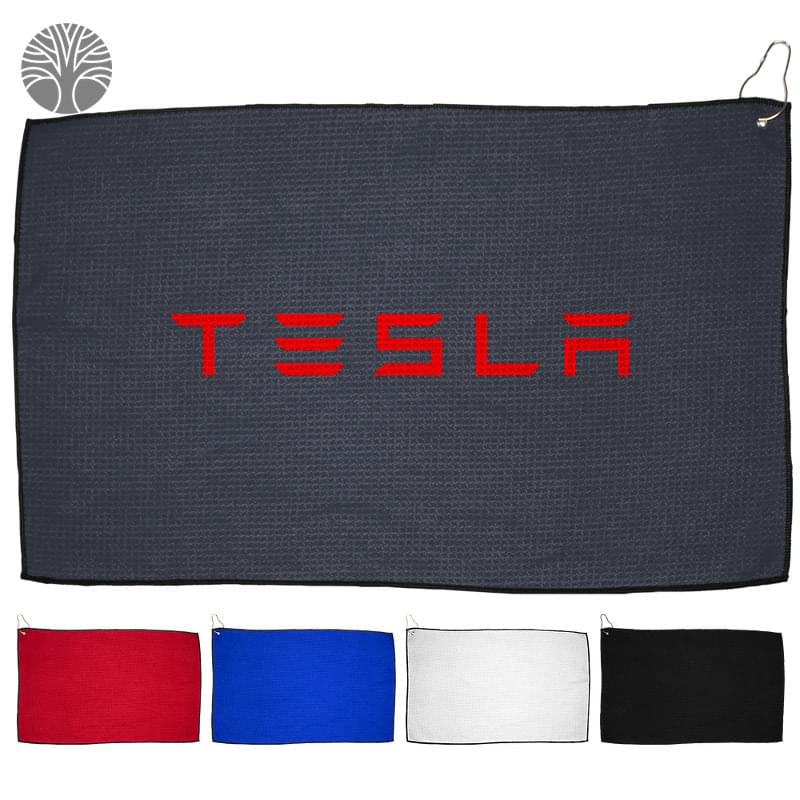 16 X 26 Rpet Waffle Golf Towel W/ Hook & Grommet
