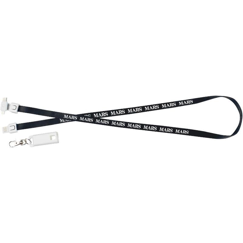 3-in-1 USB Charging Cable Lanyard