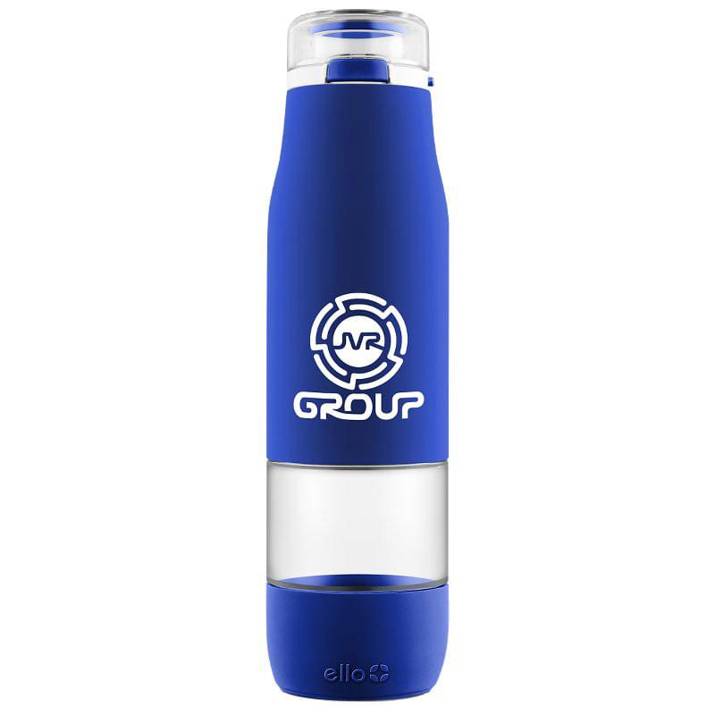 24 oz Ello Aura Glass Water Bottle W/ Gift Box