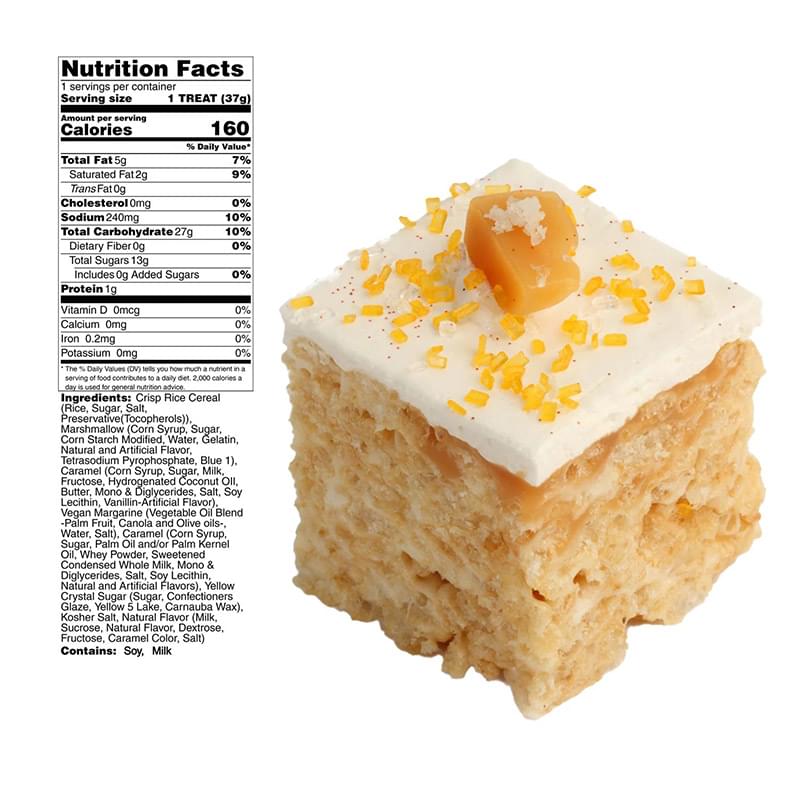 12 handmade crispy rice treats with custom fondant logos and choice of flavors