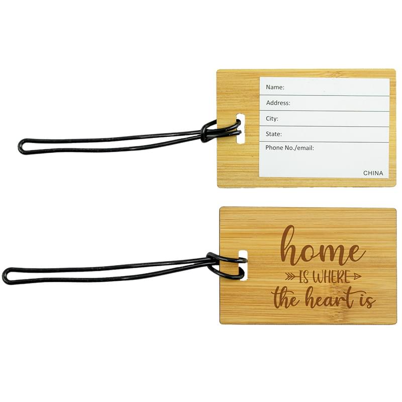 Blt Bamboo Luggage Tag