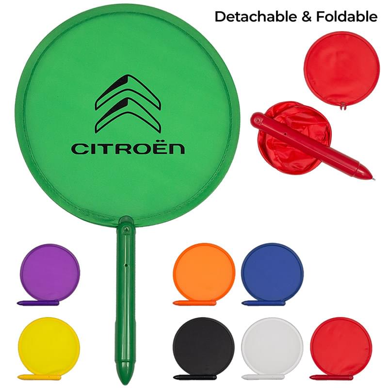 Recycled 3-in-1 Hand Fan Pen