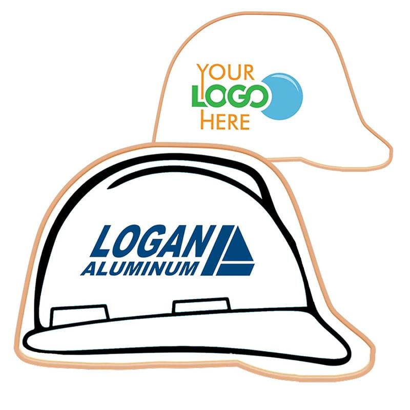 Hard Hat Shaped Logo Sugar Cookie