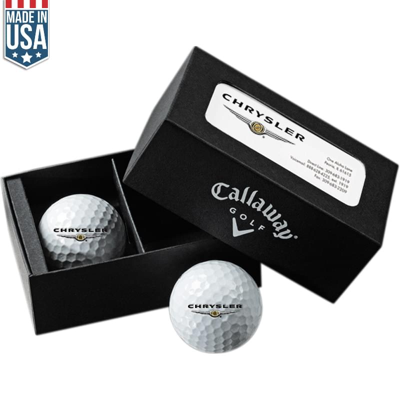 Callaway 2-Ball Business Card Box w/ Warbird