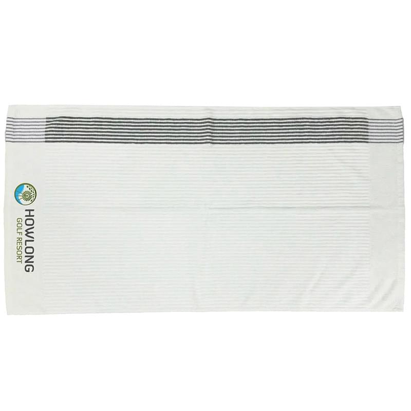 100% Recycled Polyester Ribbed Caddy and Gym Towel 