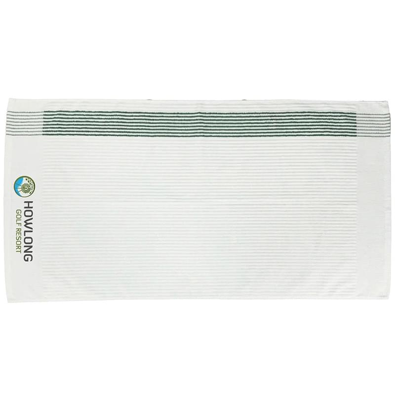 100% Recycled Polyester Ribbed Caddy and Gym Towel 