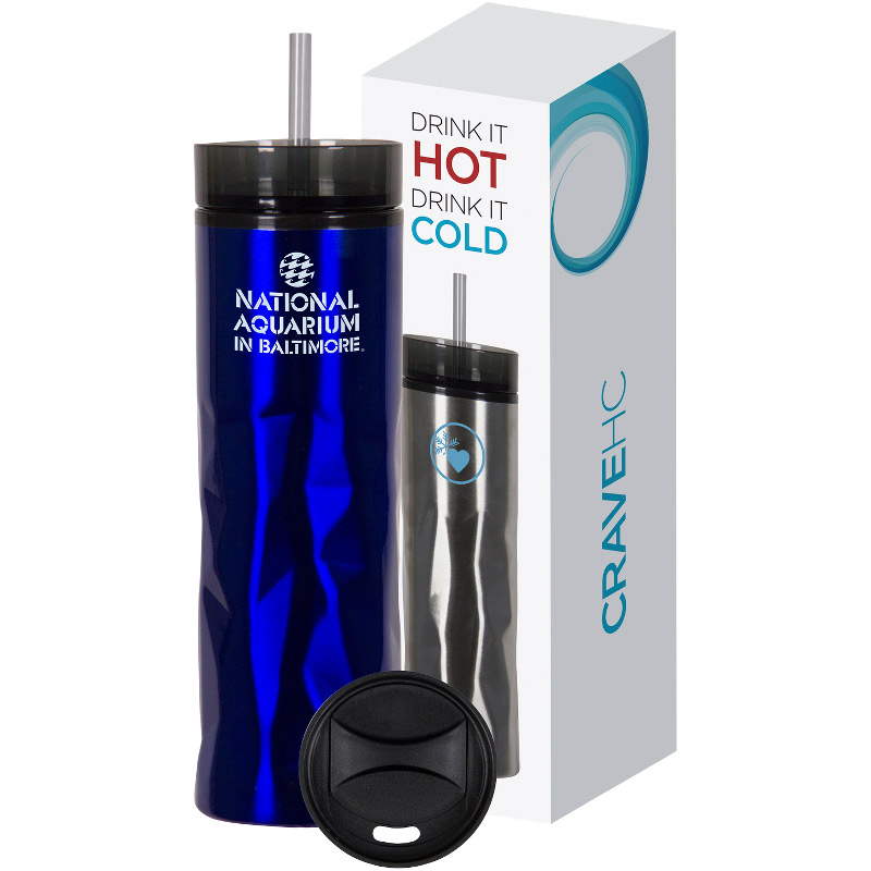 14 oz Crave Stainless Tumbler Gift Set