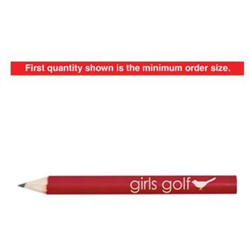 Round Wooden Golf Pencil