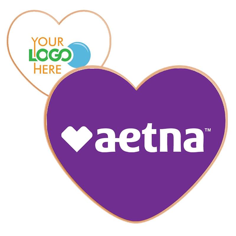 3.5" Heart Logo Sugar Cookie