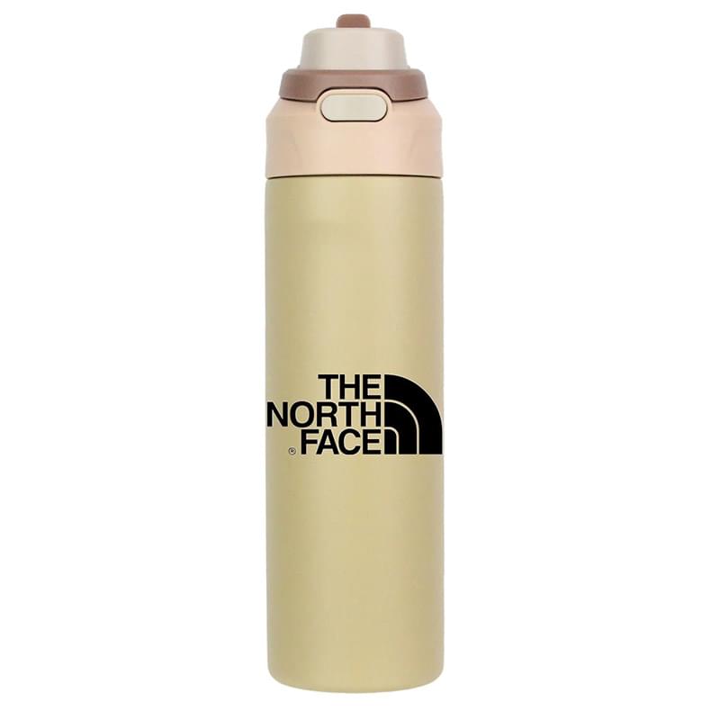 24 oz Double-Wall Stainless Steel Bottle with 2-in-1 Lid