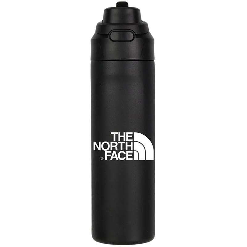 24 oz Double-Wall Stainless Steel Bottle with 2-in-1 Lid