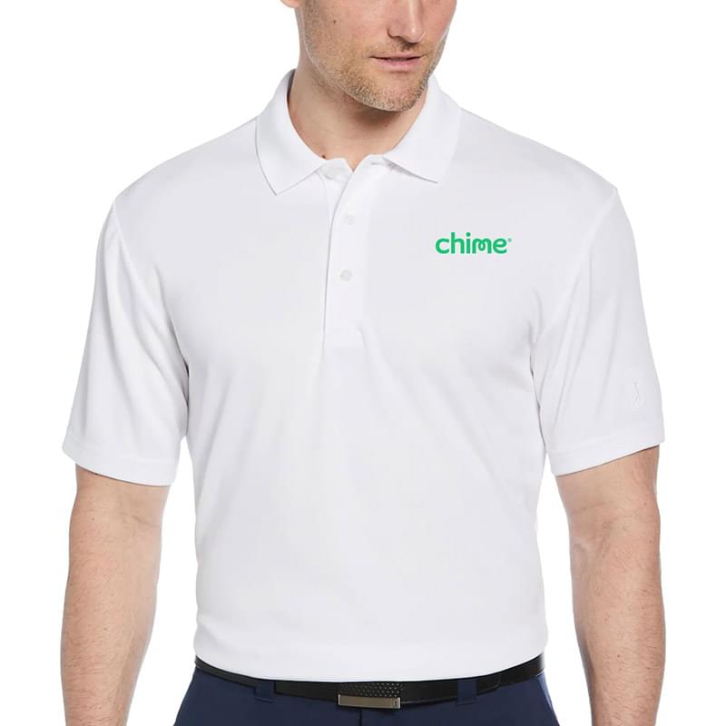 PGA Tour Men's AirFlux Solid Polo 