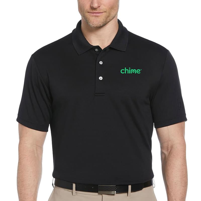 PGA Tour Men's AirFlux Solid Polo 