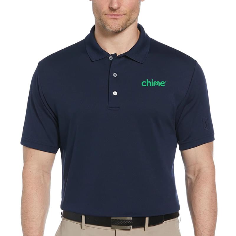 PGA Tour Men's AirFlux Solid Polo 