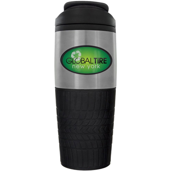 PhotoVision Premium 16 oz Stainless Tire Tumbler