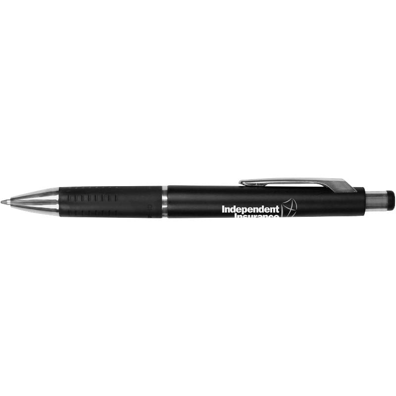Reward Metallic Pen w/ Black Gripper