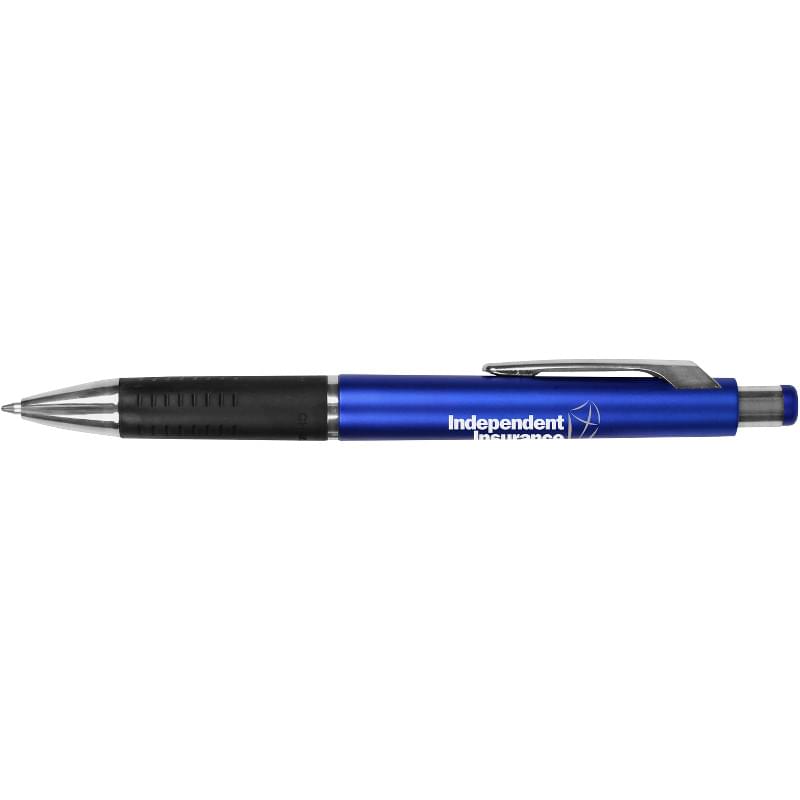 Reward Metallic Pen w/ Black Gripper