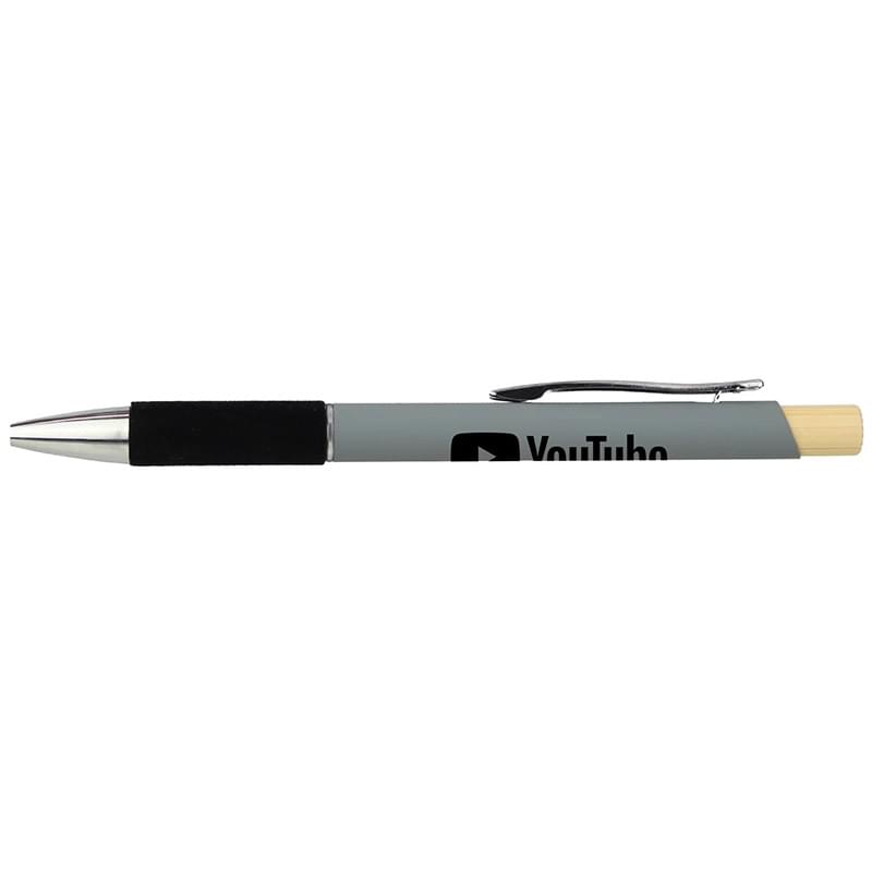 Recycled Aluminum Pen Featuring a Velvet Grip