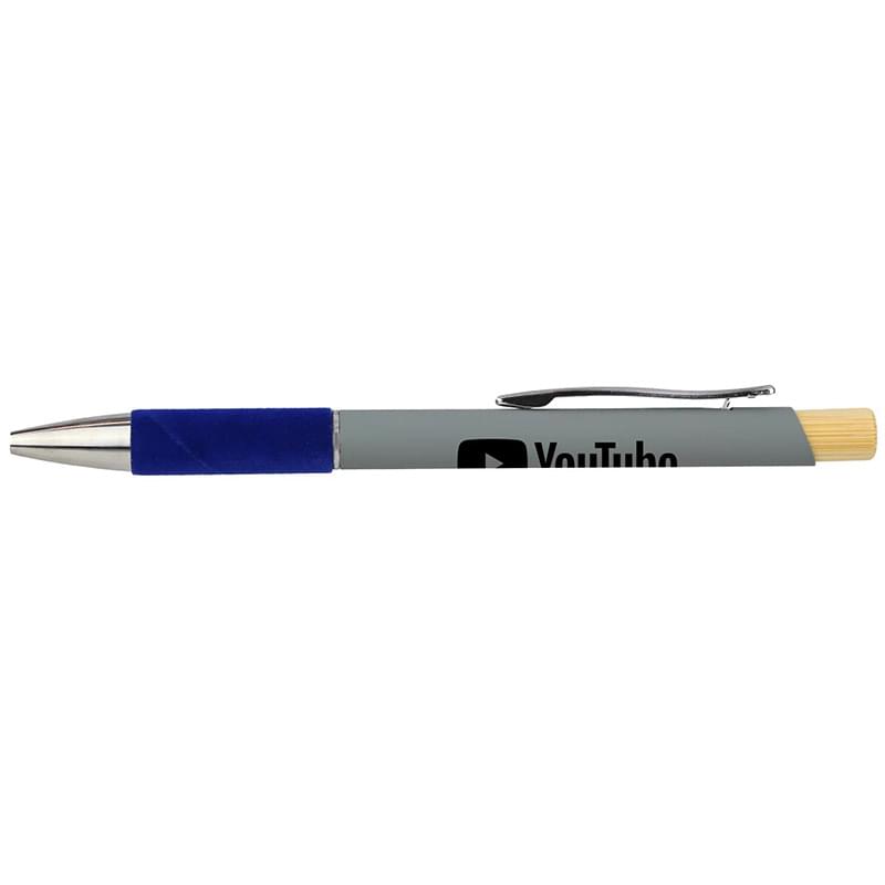 Recycled Aluminum Pen Featuring a Velvet Grip