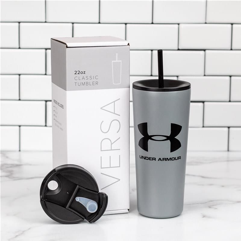 22 Oz. Powder Coated Tumbler With Hot/cold Lid | MIM-269