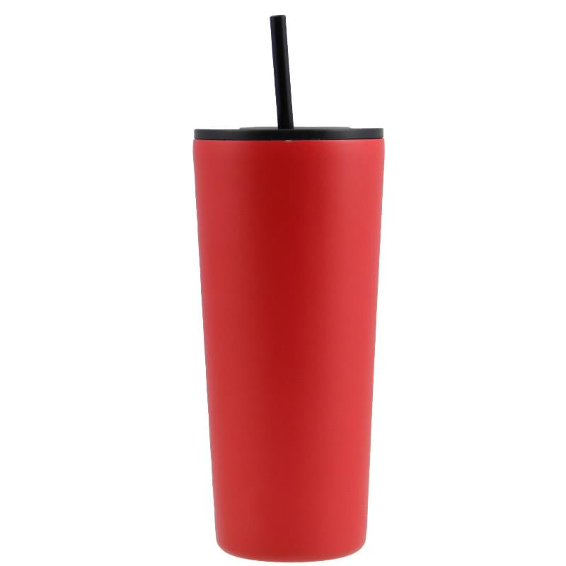 22 Oz. Powder Coated Tumbler With Hot/cold Lid | MIM-269