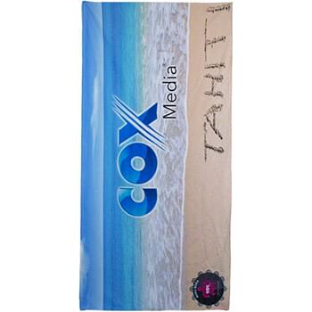 30" x 60" Full Color Beach Towel
