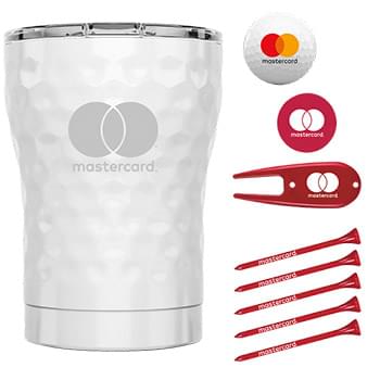 12 Oz. Dimple Tumbler Golf Kit W/ Treo Golf Ball