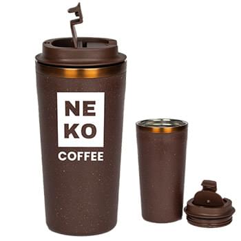 16 Oz  Coffee Ground Eco Tumbler