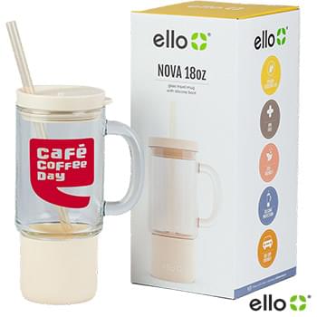18 Oz Ello Nova Glass Travel Mug