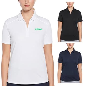 PGA Tour Women's AirFlux Solid Polo 