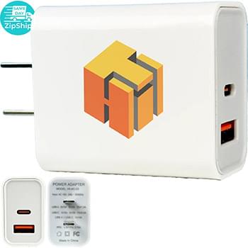 2 In1 Usb Wall Charger 30w