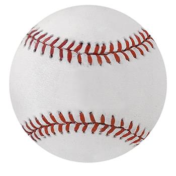 Full Color Baseball Soft Surface Mouse Pad 1/8"
