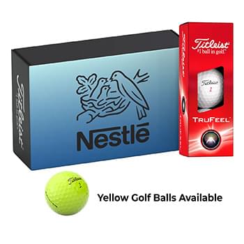 Titleist Half Dozen Custom Golf Ball Box with Stock Sleeves