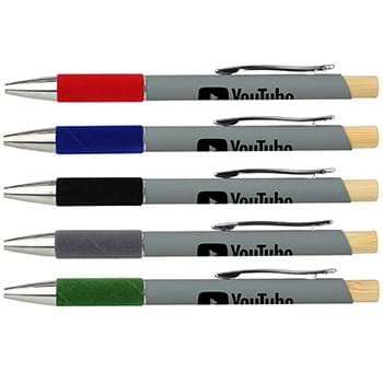 Recycled Aluminum Pen Featuring a Velvet Grip